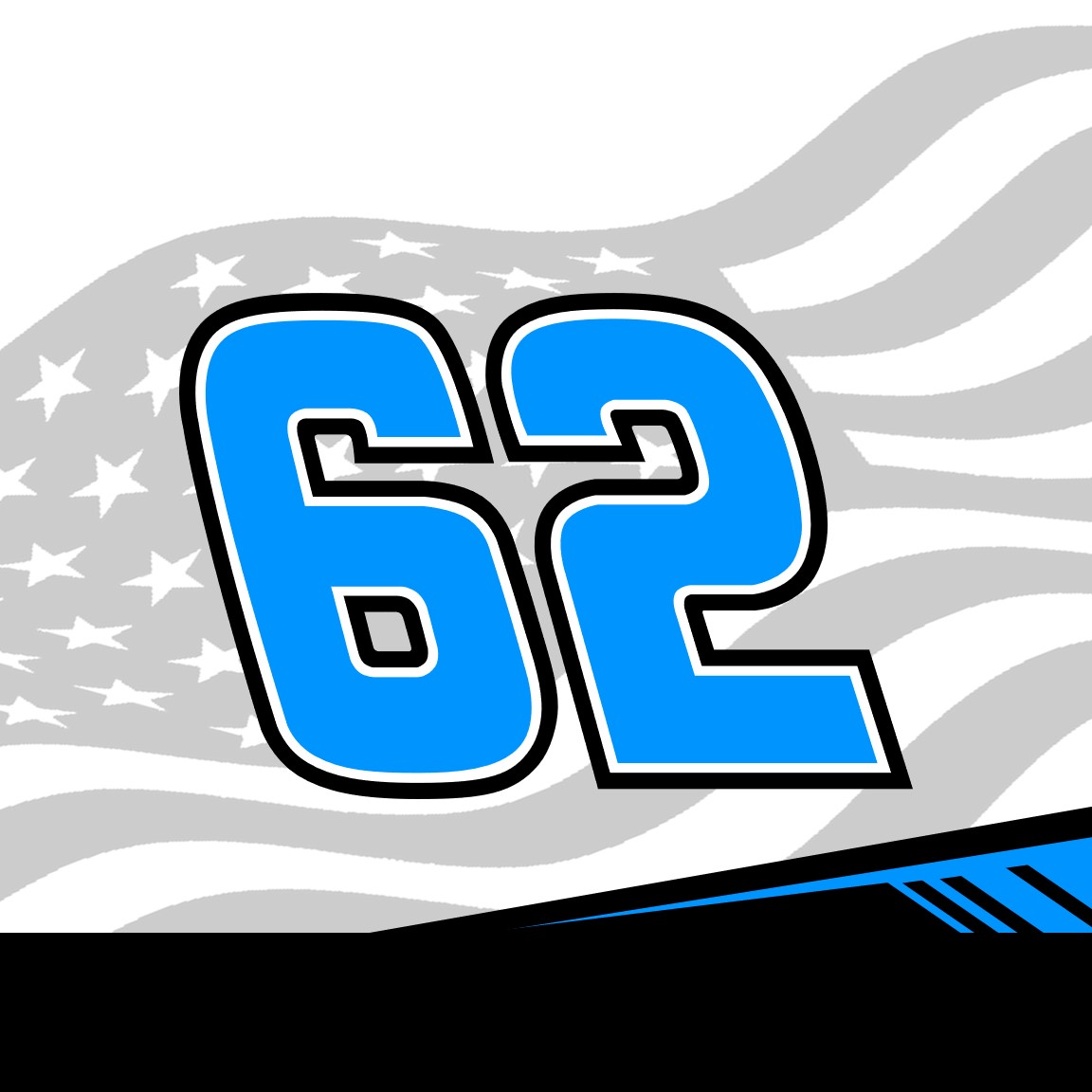 82 Racing Number Racing Number 62