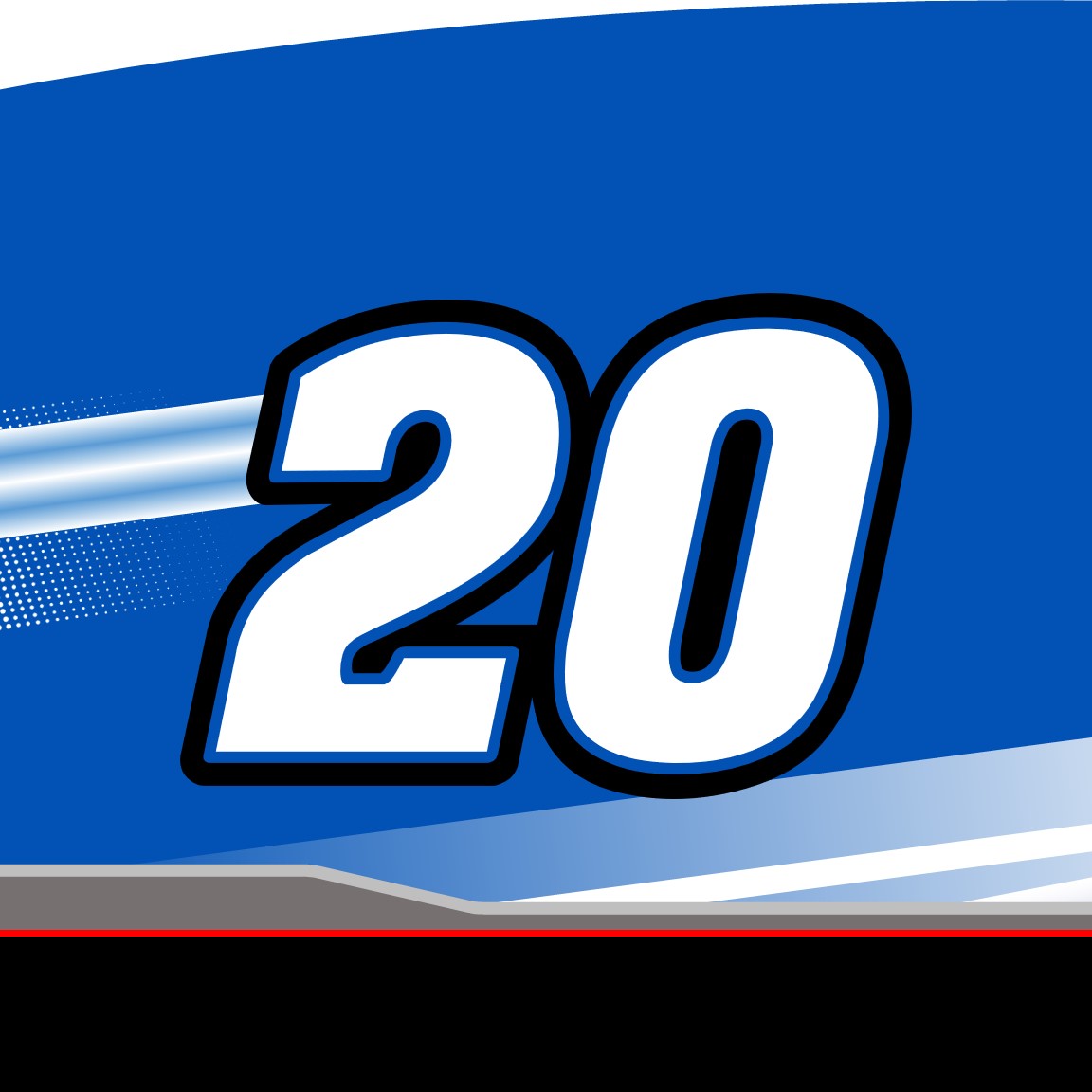 2022 CHRISTOPHER BELL CUP NUMBER CARDS