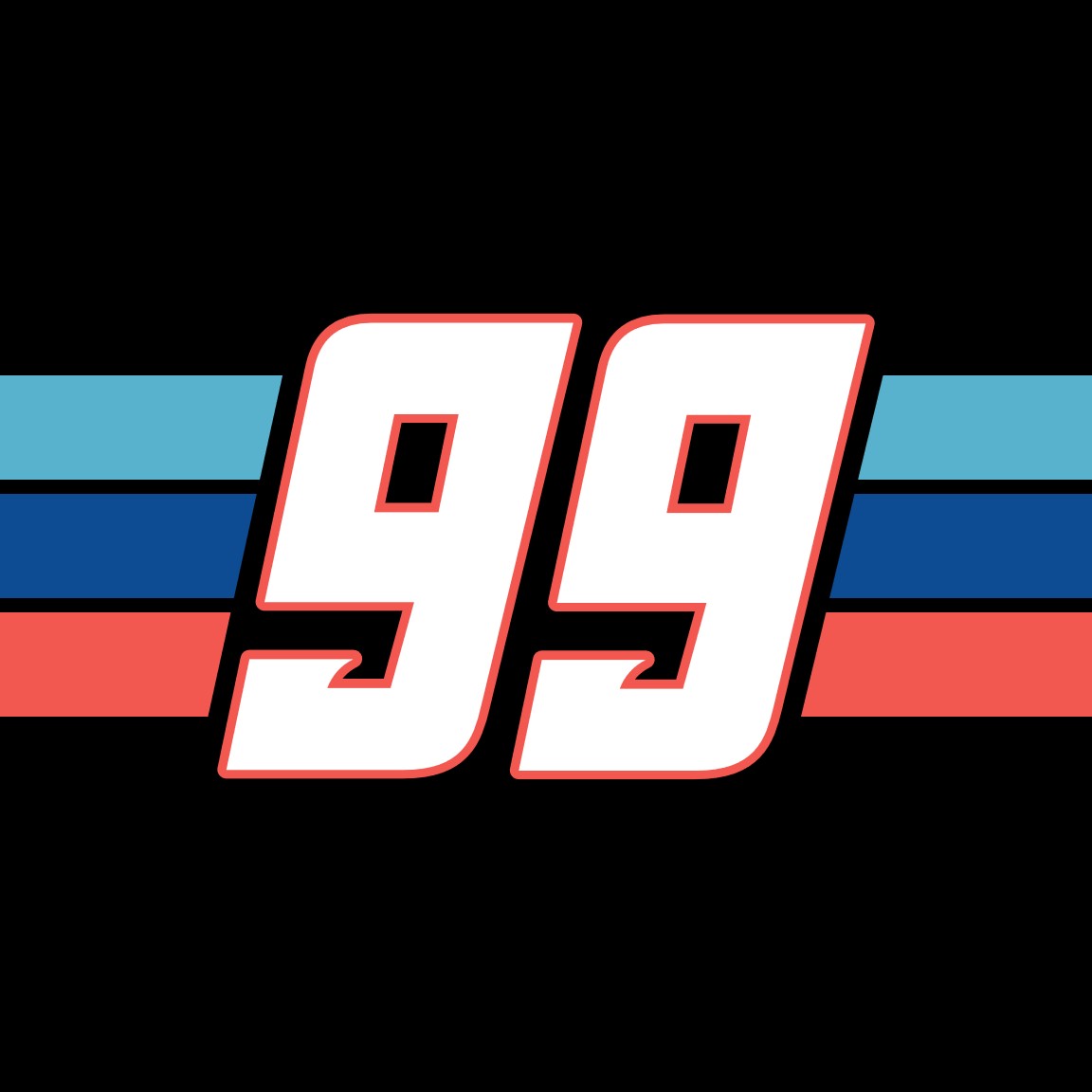 2022 STEFAN PARSONS XFINITY NUMBER CARDS 2022 STEFAN PARSONS XFINITY NUMBER CARDS