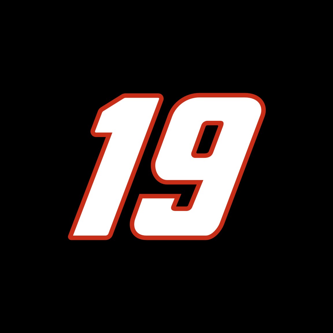 2023 JOE GRAF JR. XFINITY NUMBER CARDS