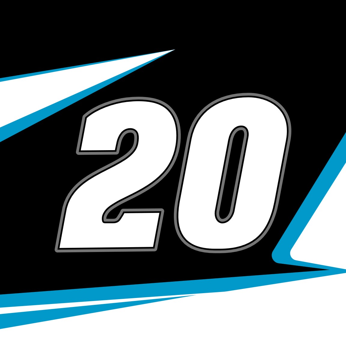 2023 JOHN HUNTER NEMECHEK XFINITY NUMBER CARDS