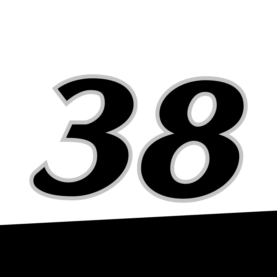 ナンバー38 2023 ZANE SMITH TRUCK NUMBER CARDS