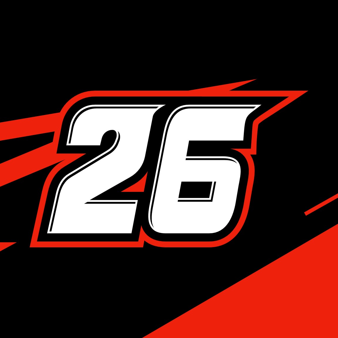 2023 KAZ GRALA XFINITY NUMBER CARDS