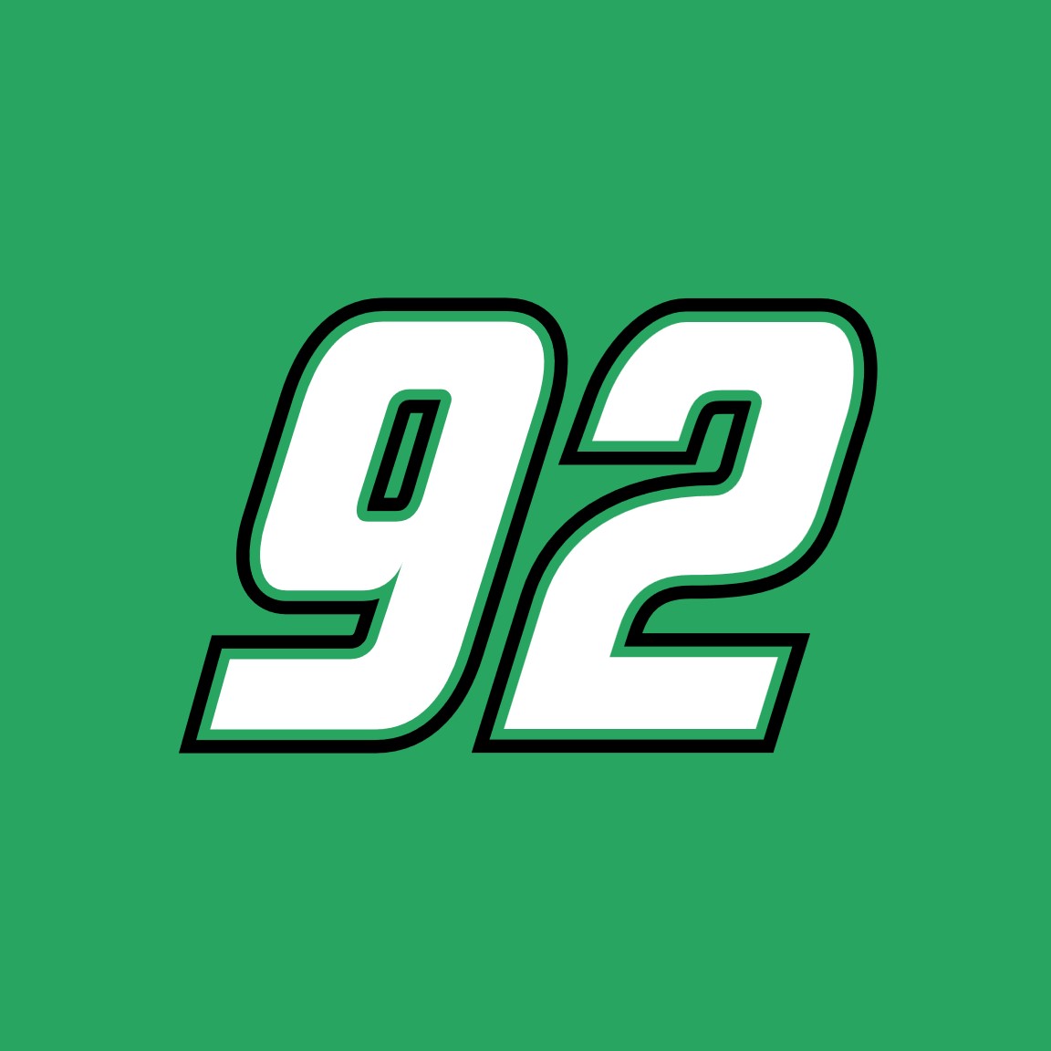 2023 JOSH WILLIAMS XFINITY NUMBER CARDS