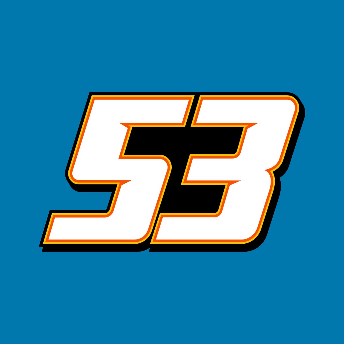 2024 JOEY GASE XFINITY NUMBER CARDS