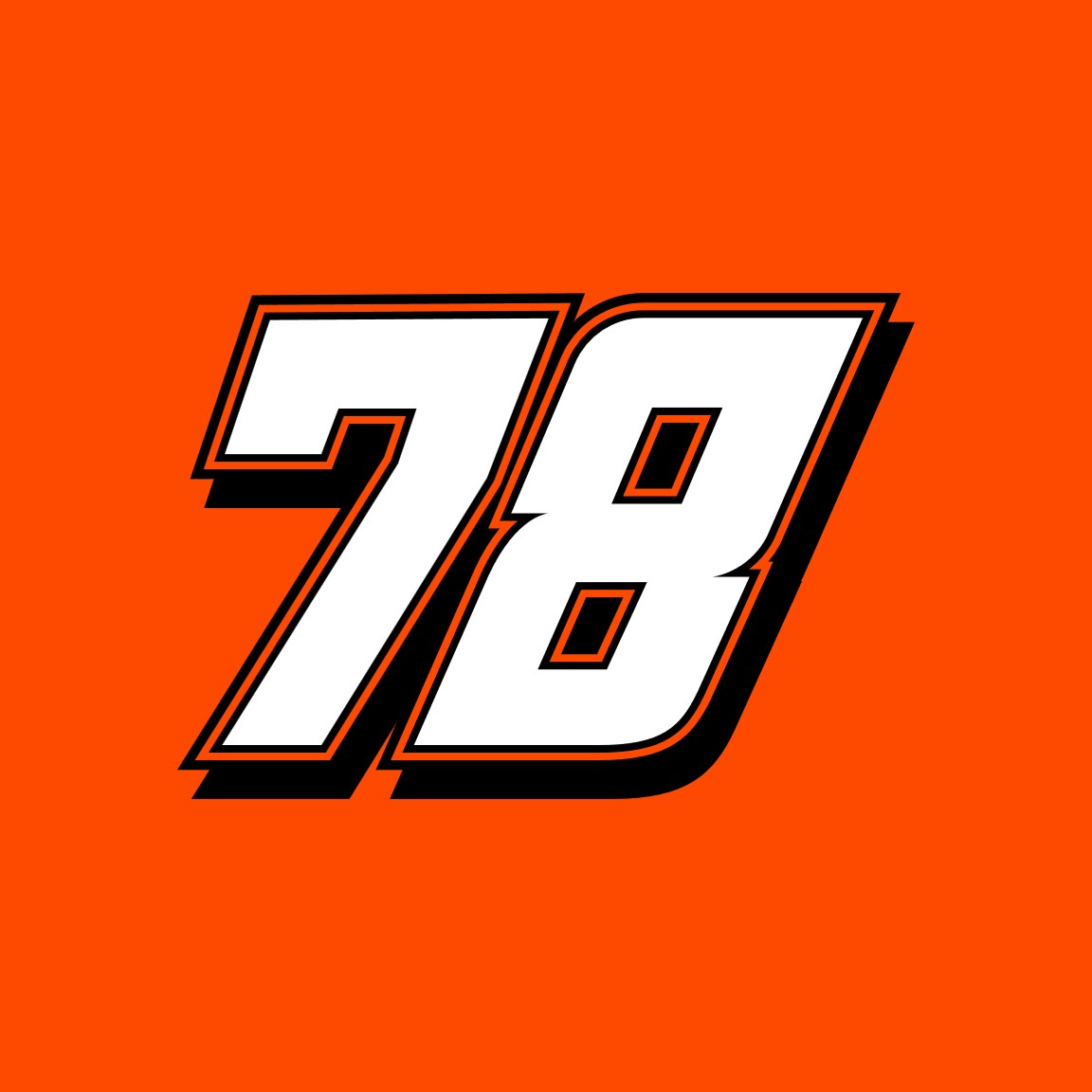 2024 B.J. MCLEOD XFINITY NUMBER CARDS