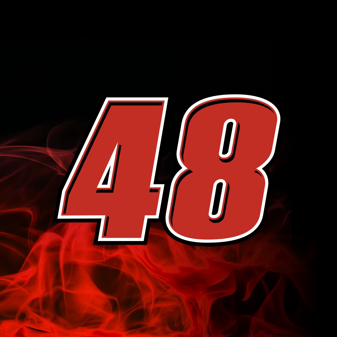 2024 PARKER KLIGERMAN XFINITY NUMBER CARDS