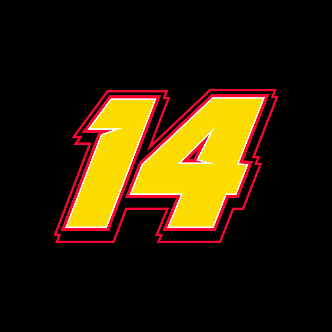 2024 GREG VAN ALST XFINITY NUMBER CARDS