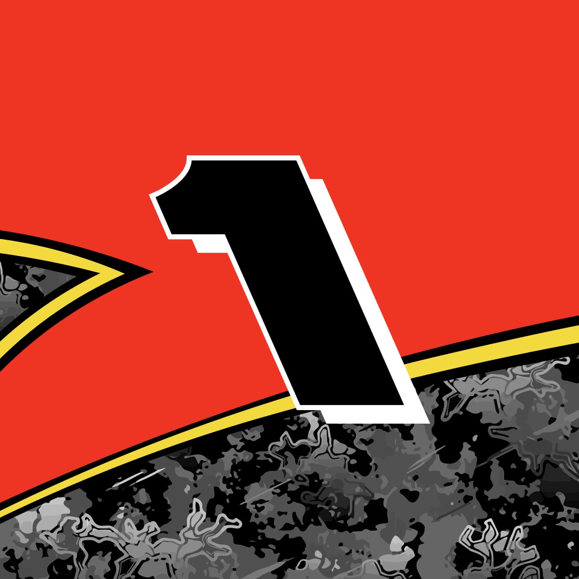 2025 CARSON KVAPIL XFINITY NUMBER CARDS