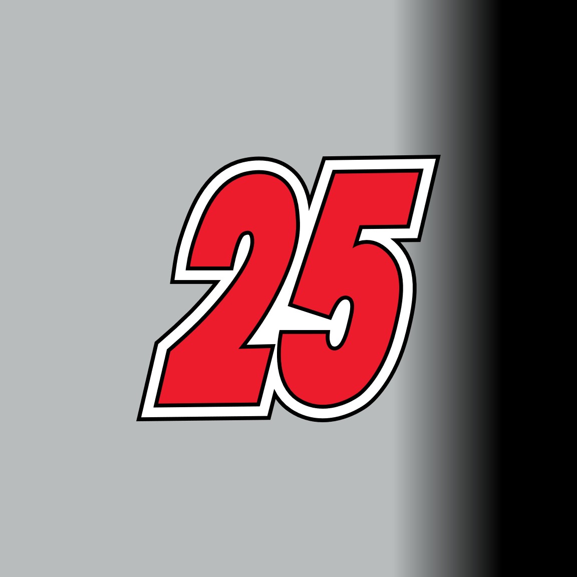 Nascar 25 Number Fonts