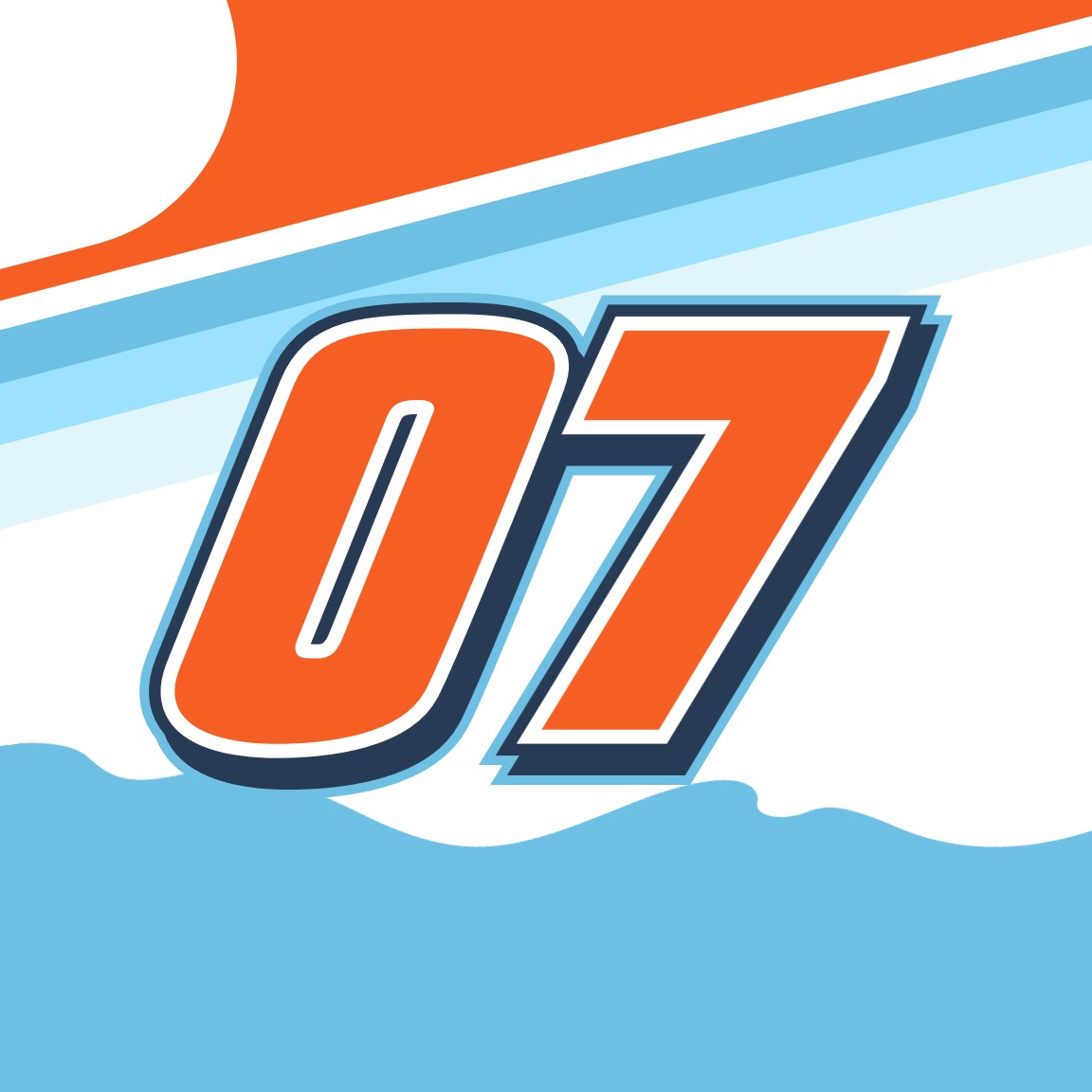 2025 PATRICK EMERLING XFINITY NUMBER CARDS
