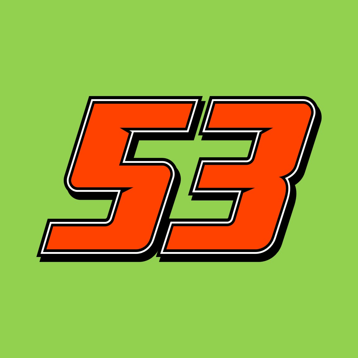 2025 AUSTIN J. HILL XFINITY NUMBER CARDS
